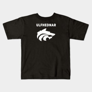 Ulfhednar (White Logo Front & Back) Kids T-Shirt